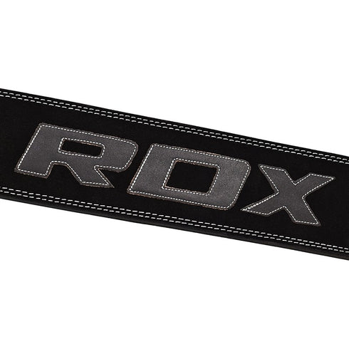 RDX BLACK LEATHER POWERLIFTING BELT-7
